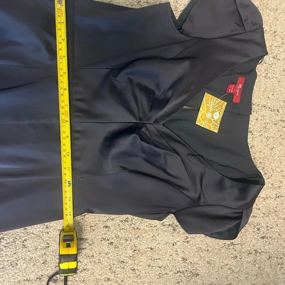 Monsoon London NWT dress  size 6 (10 UK) beautiful nylon blend and shimmery gray - Picture 10 of 13